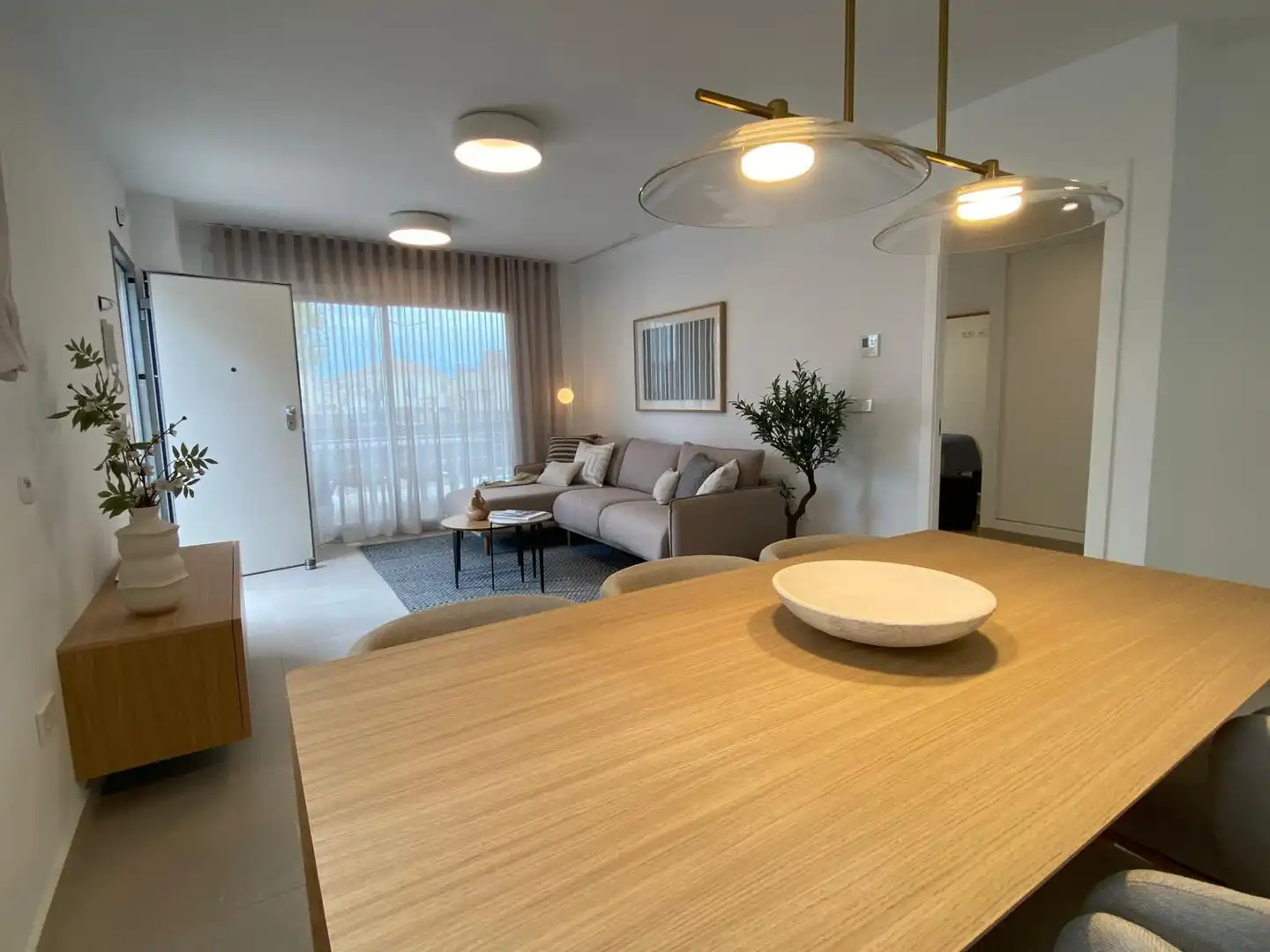 Sala de estar de Apartamento en venta en Pilar de la Horadada con Balcón, Jacuzzi y Piscina comunitaria