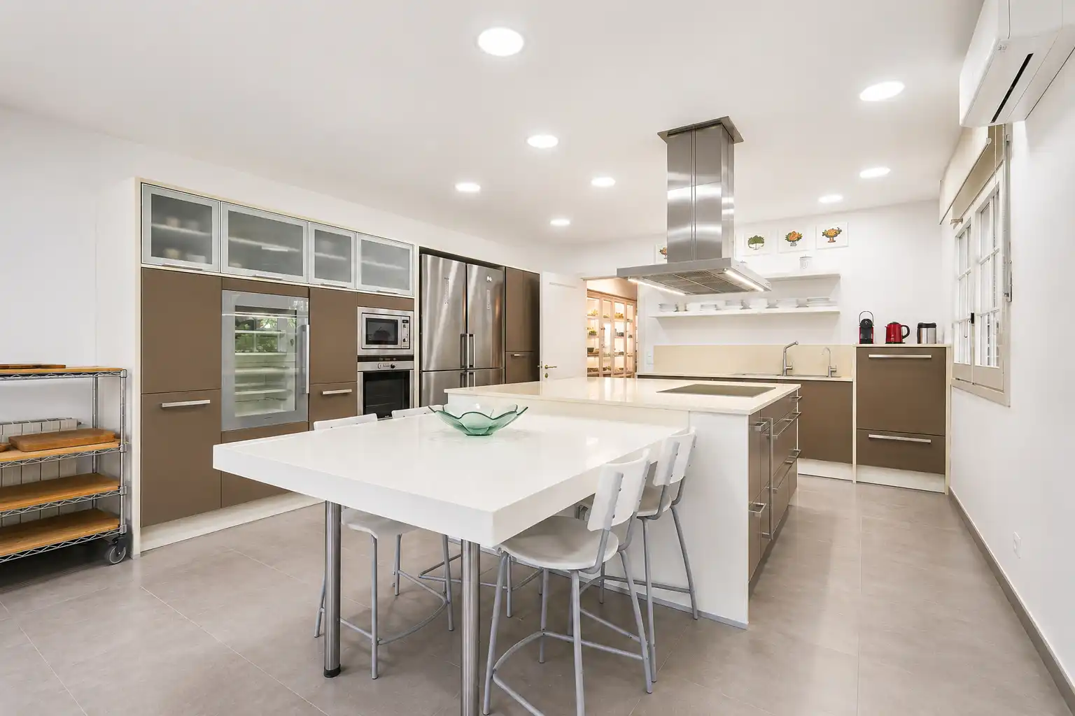 Cocina de Casa o chalet de alquiler en Sant Andreu de Llavaneres con Aire acondicionado, Calefacción y Jardín privado