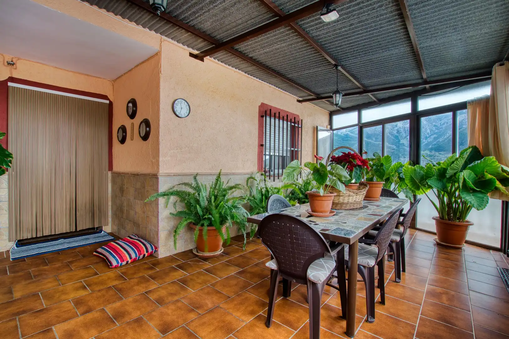 Terraza de Finca rústica en venta en Alcaucín con Aire acondicionado, Jardín privado y Terraza