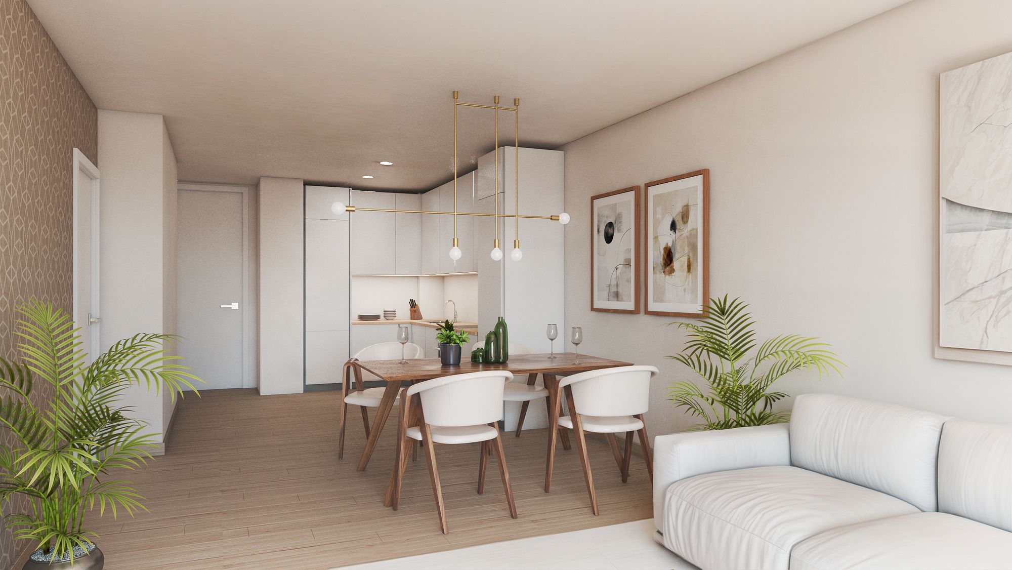 Menjador de Apartament en venda en Fuengirola amb Terrassa