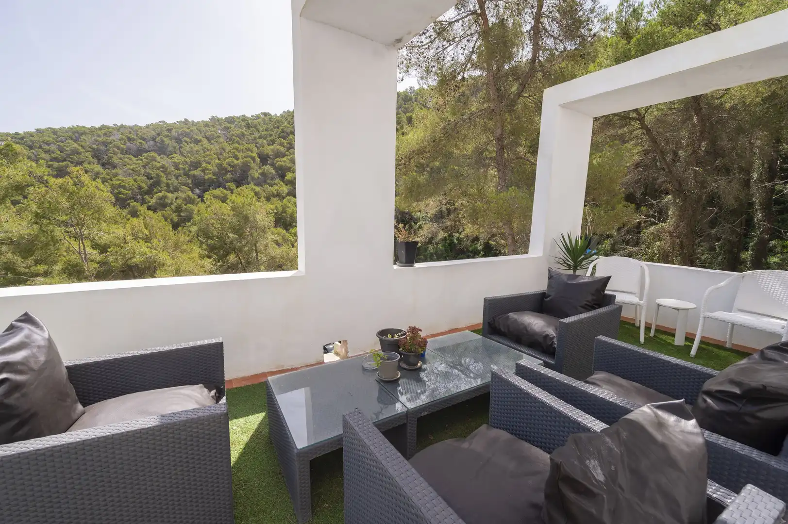 Terraza de Casa adosada en venta en Santa Eulària des Riu con Aire acondicionado y Calefacción