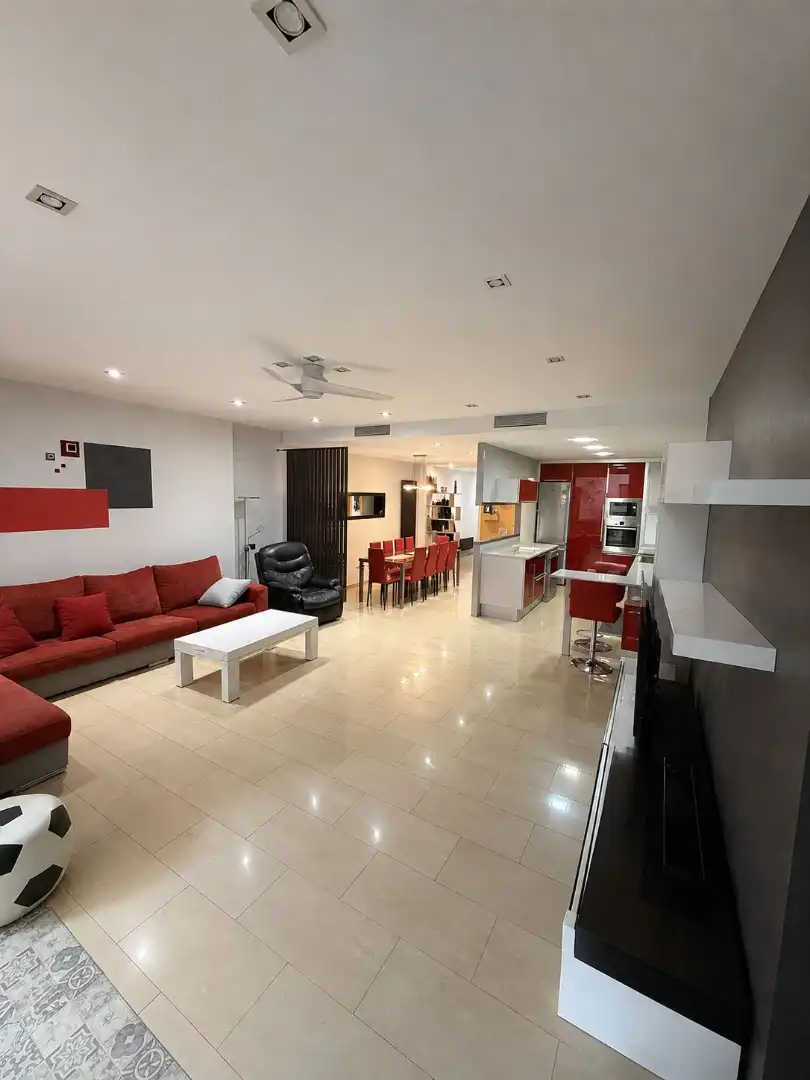 Sala de estar de Planta baja de alquiler en Gavà con Aire acondicionado, Terraza y Amueblado