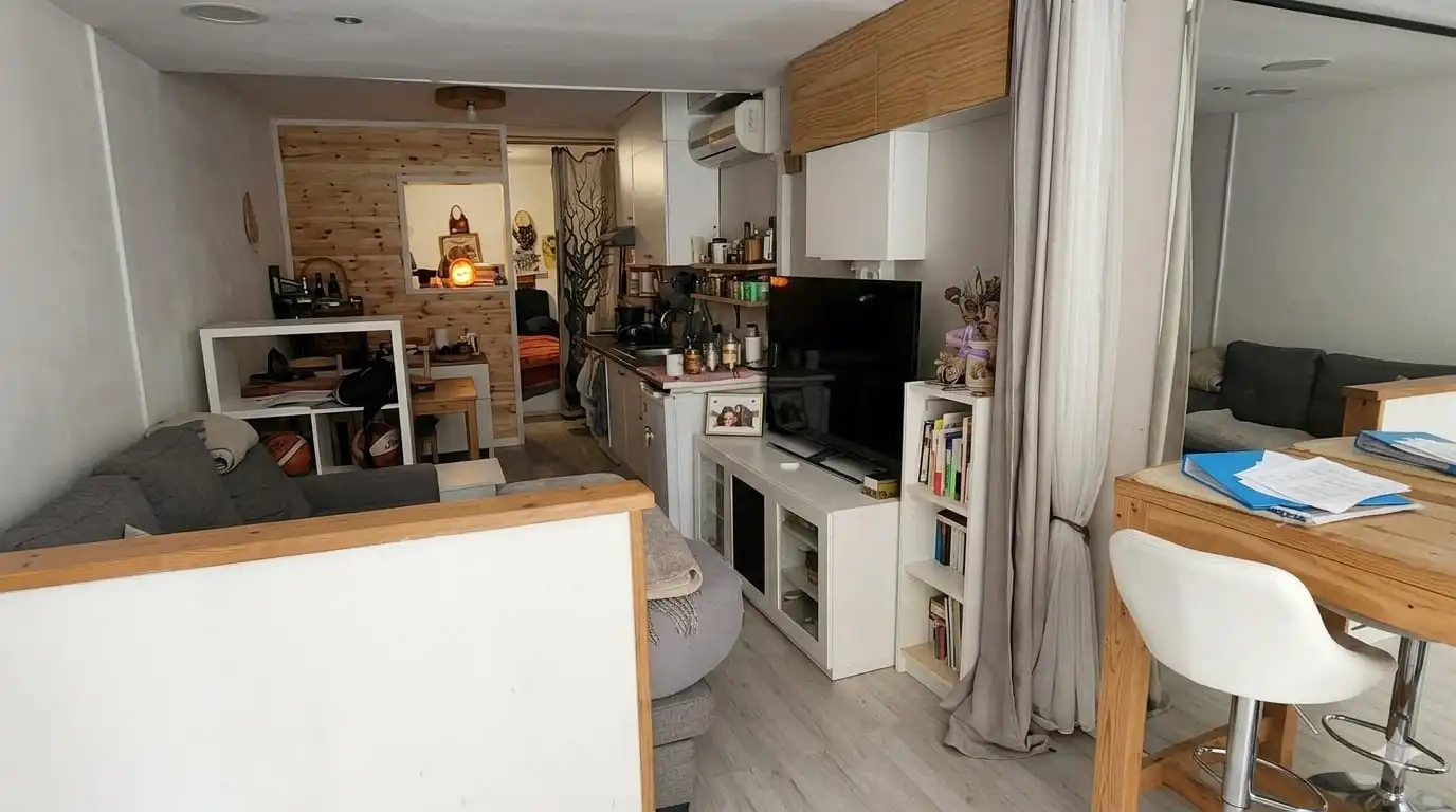 Sala d'estar de Pis en venda en Barcelona
