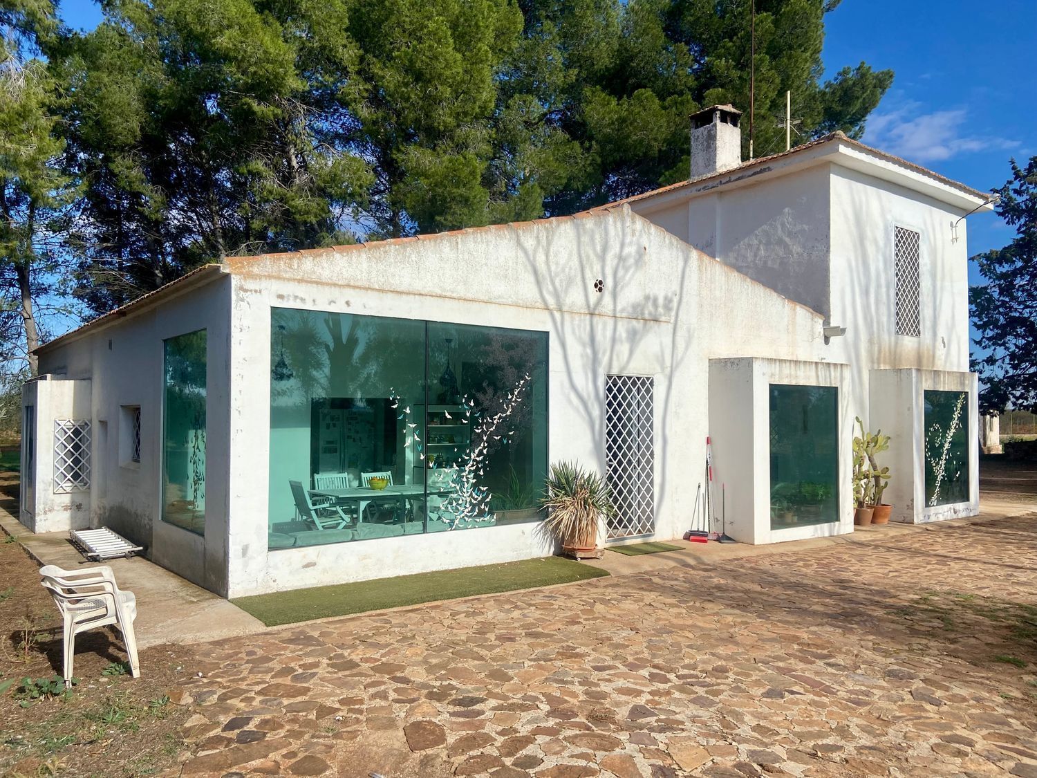 Vista exterior de Casa o xalet en venda en Almagro amb Aire condicionat, Calefacció i Jardí privat