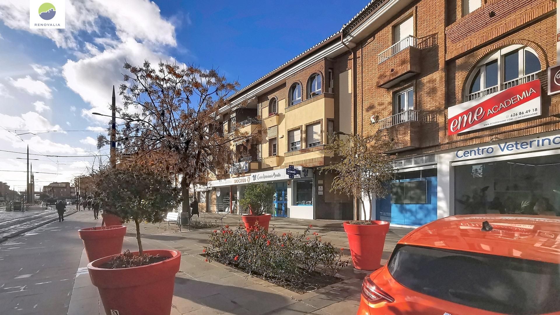 Exterior view of Flat to rent in Armilla  with Air Conditioner, Terrace and Furnished