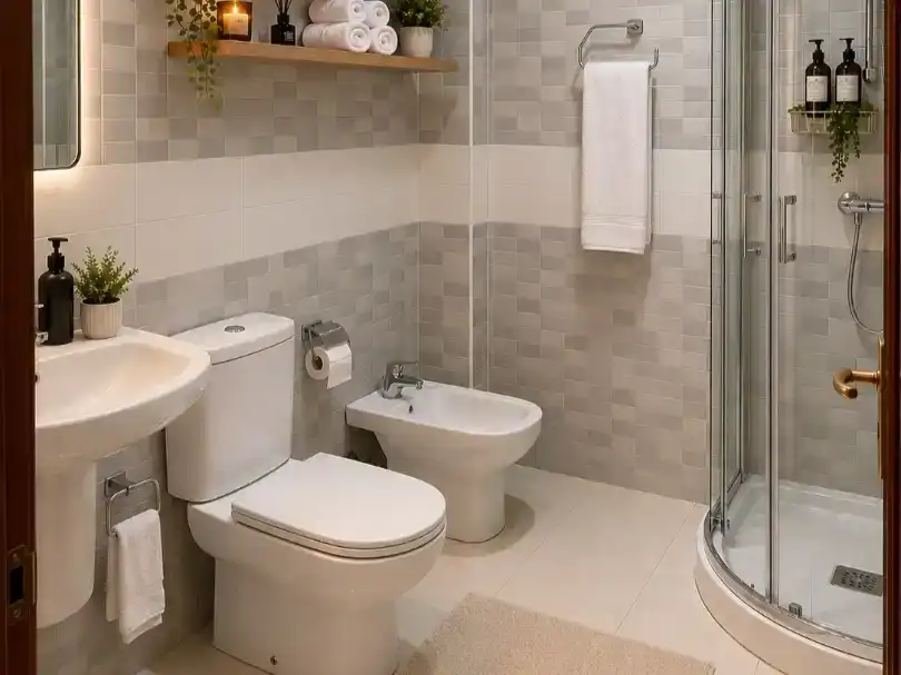 Bathroom of Flat for sale in Santander  with Swimming Pool