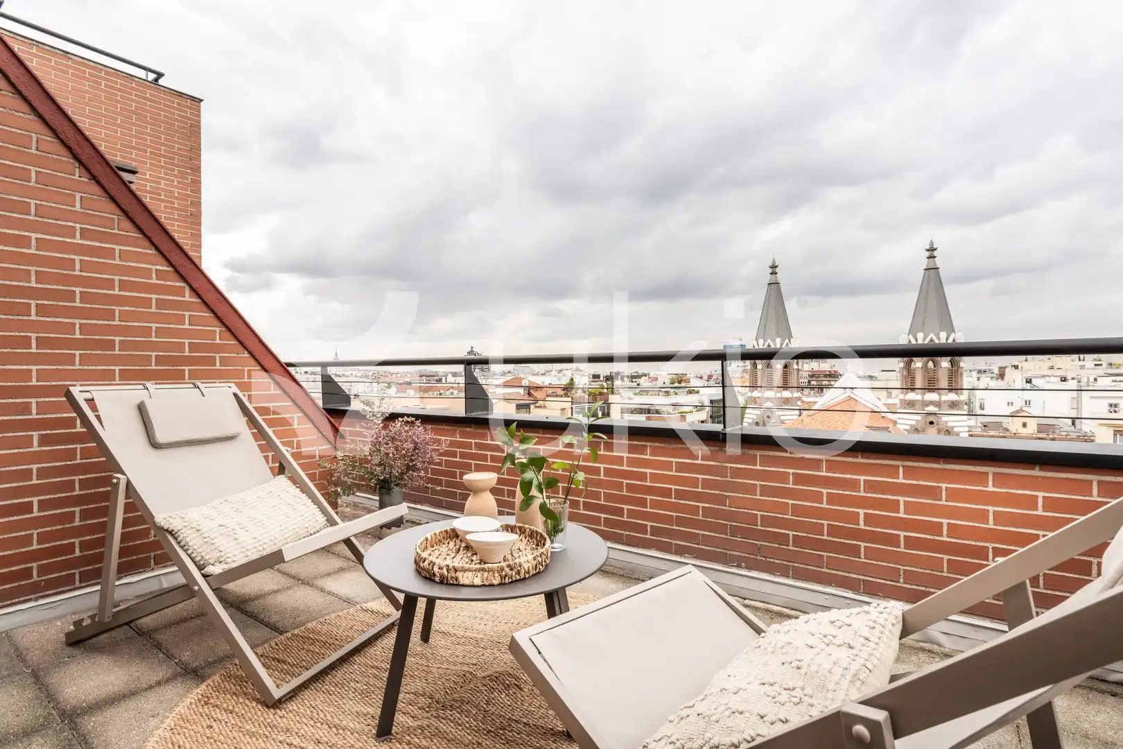 Terrasse von Maisonette zur Miete in Madrid mit Klimaanlage, Heizung und Terrasse