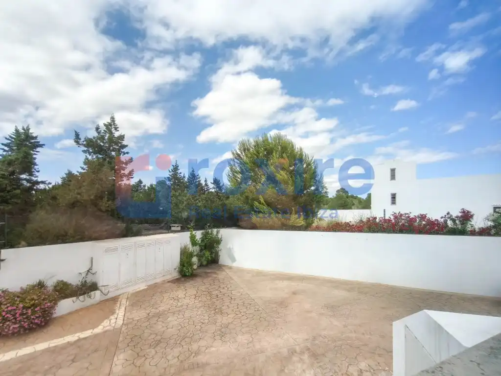 Außenansicht von Maisonette zur Miete in Sant Josep de sa Talaia mit Klimaanlage, Terrasse und Möbliert