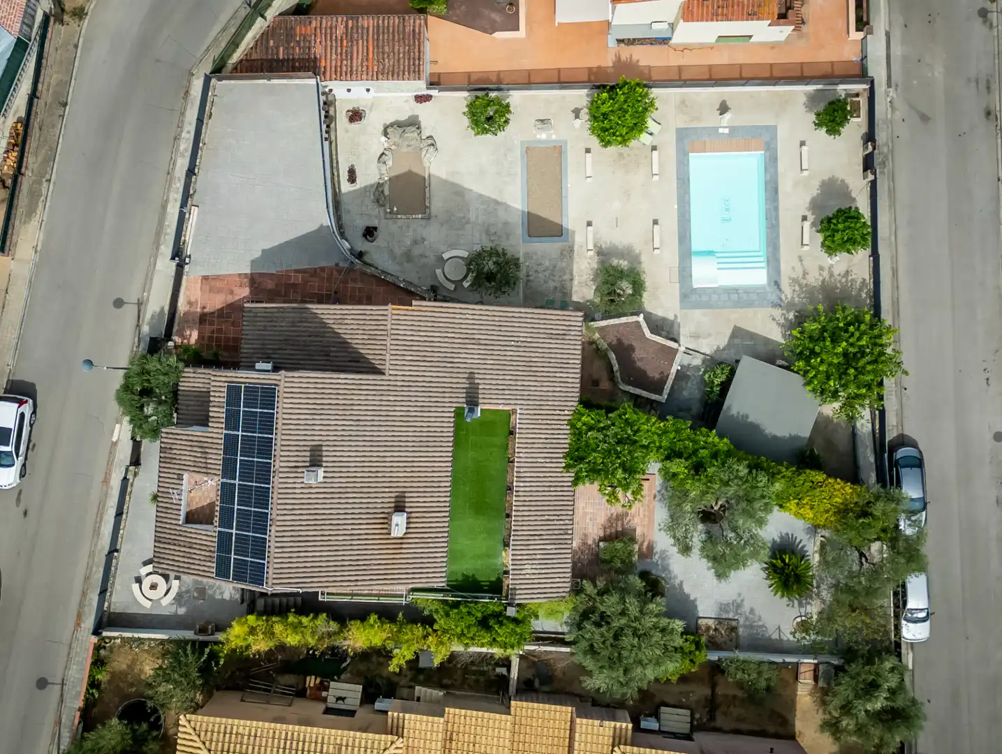 Außenansicht von Haus oder Chalet zum Verkauf in Agullana mit Klimaanlage, Heizung und Privatgarten