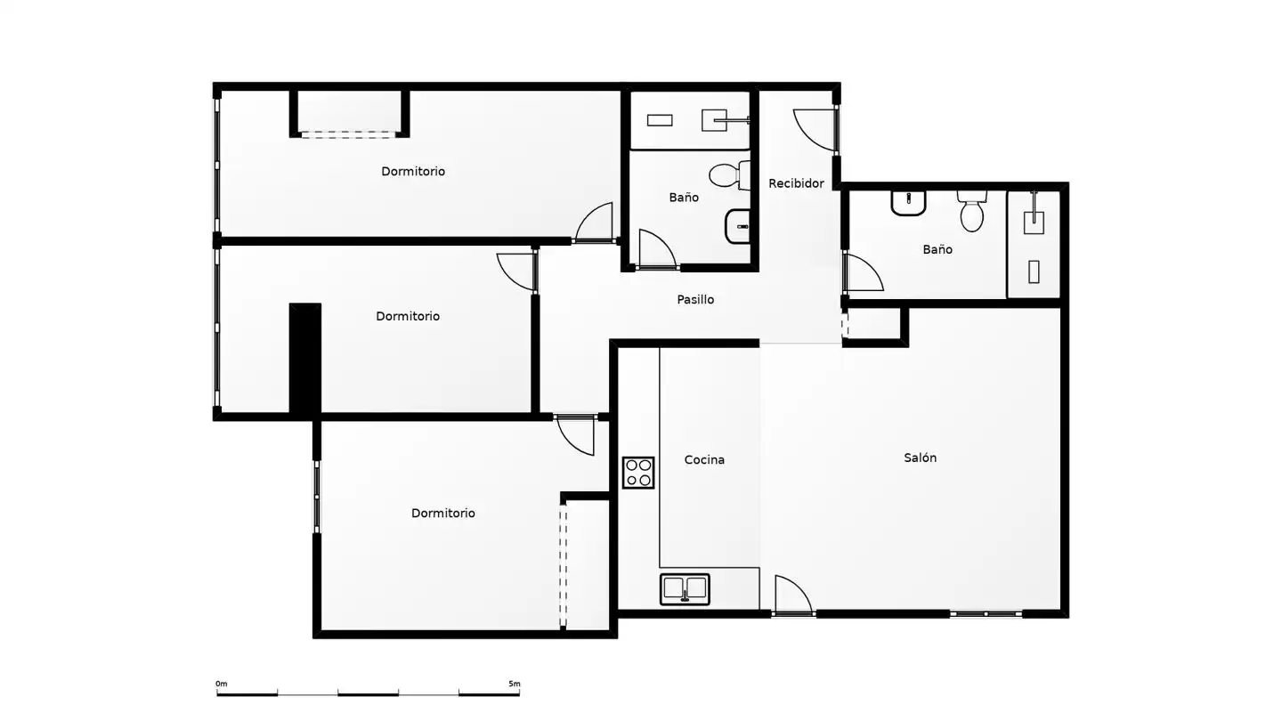 Wohnung zum Verkauf in Leganés mit Klimaanlage, Heizung und Terrasse