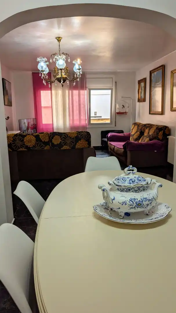 Sala de estar de Piso en venta en Sant Feliu de Guíxols con Terraza y Amueblado