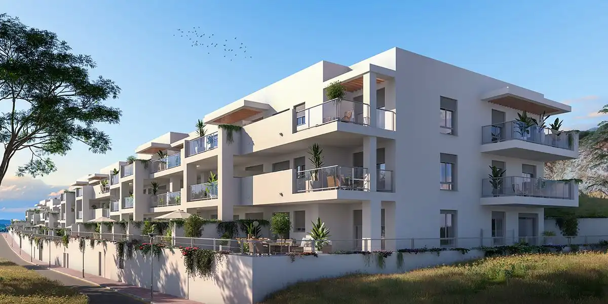 Vista exterior de Pis en venda en Benalmádena amb Aire condicionat, Calefacció i Terrassa
