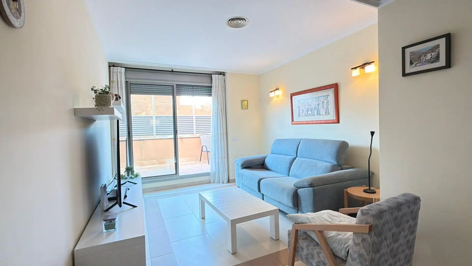 Wohnzimmer von Wohnung zum Verkauf in Vilafranca del Penedès mit Heizung, Terrasse und Gemeinschaftspool