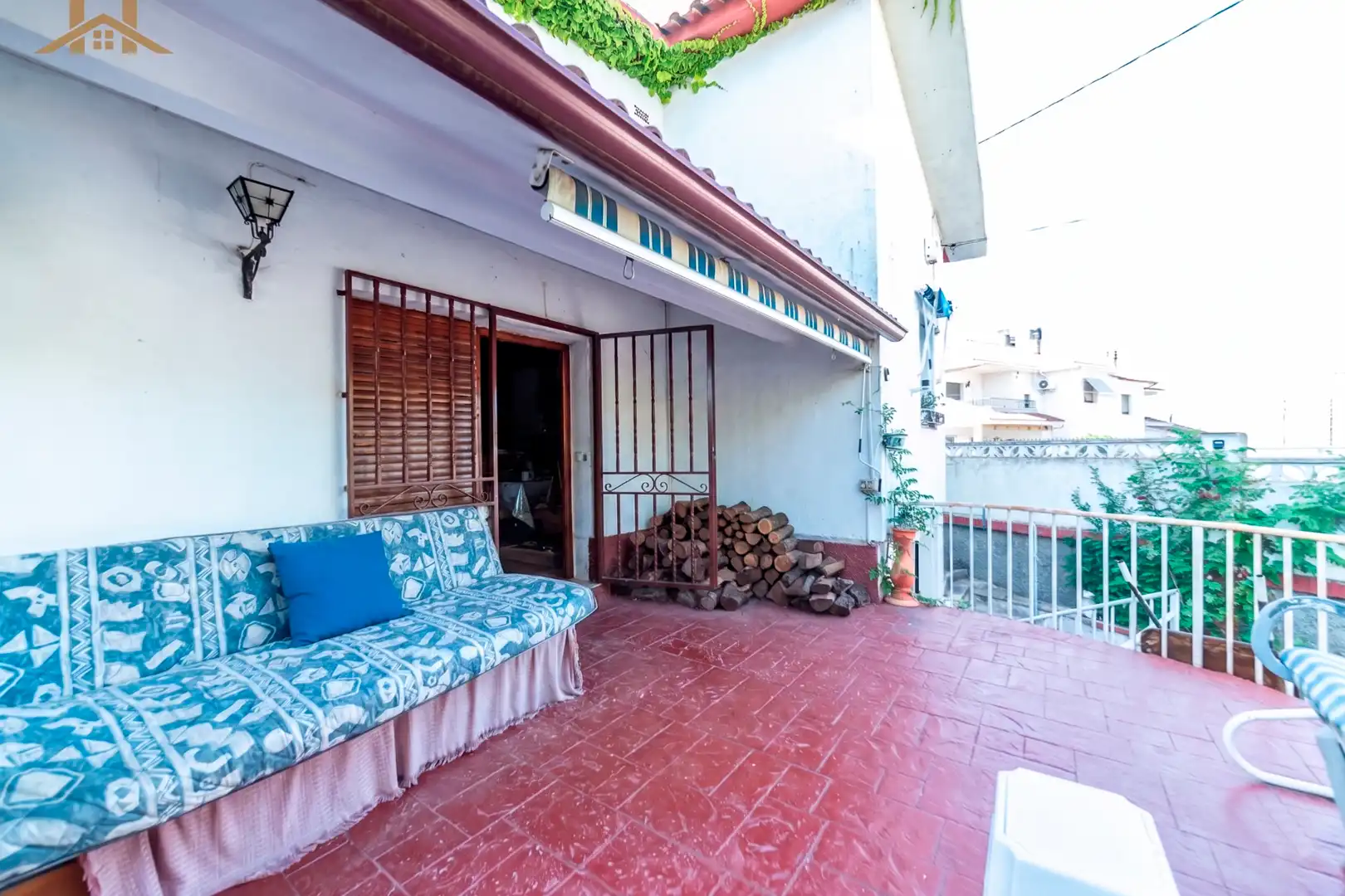 Terraza de Casa o chalet en venta en El Álamo con Aire acondicionado, Calefacción y Jardín privado