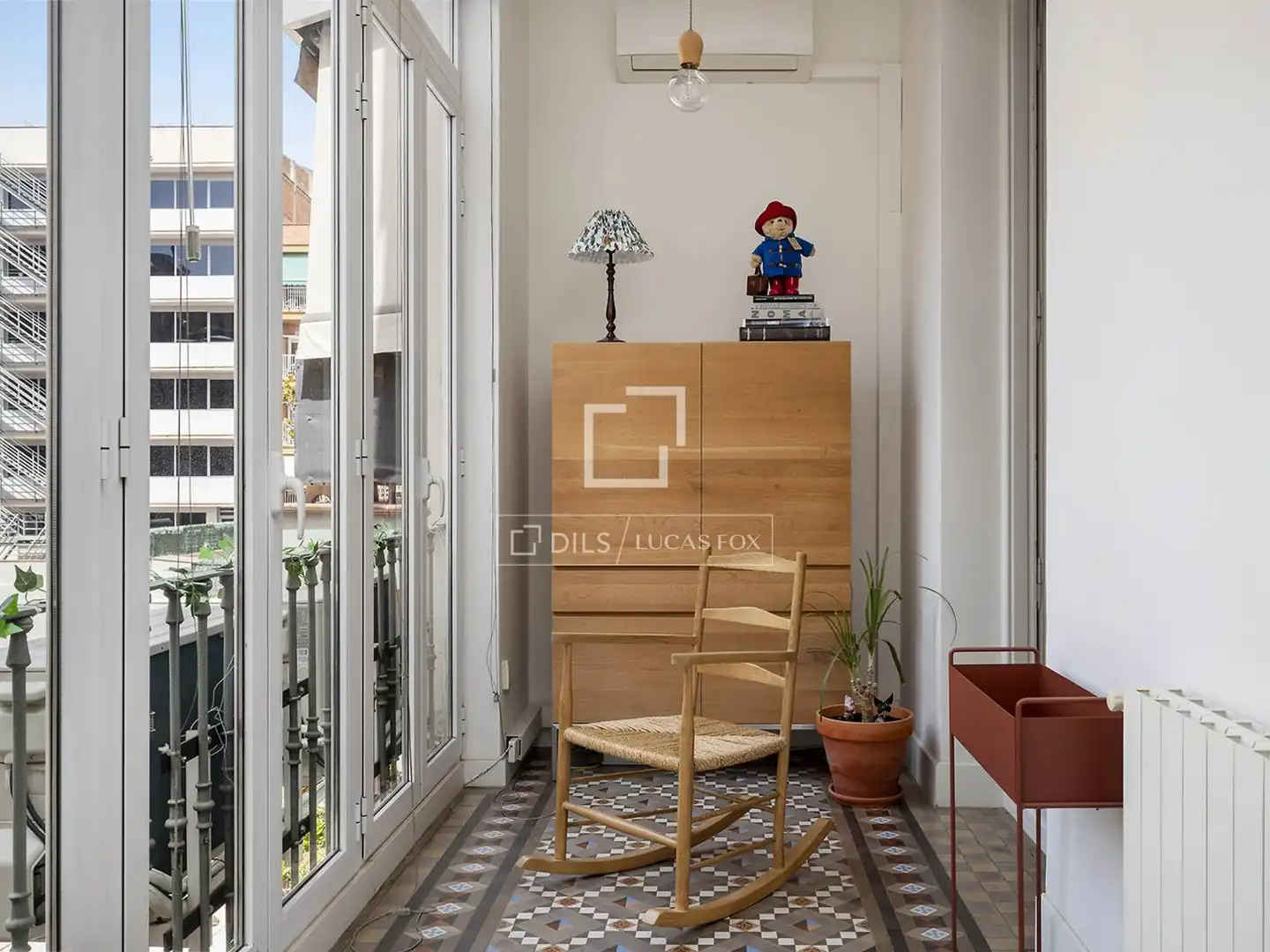 Terraza de Piso de alquiler en Barcelona con Aire acondicionado, Calefacción y Amueblado