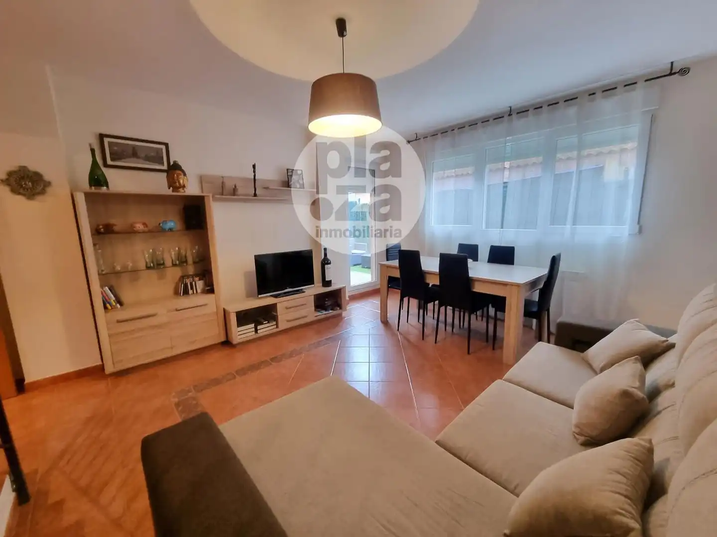 Sala de estar de Casa adosada en venta en Valdorros, Burgos