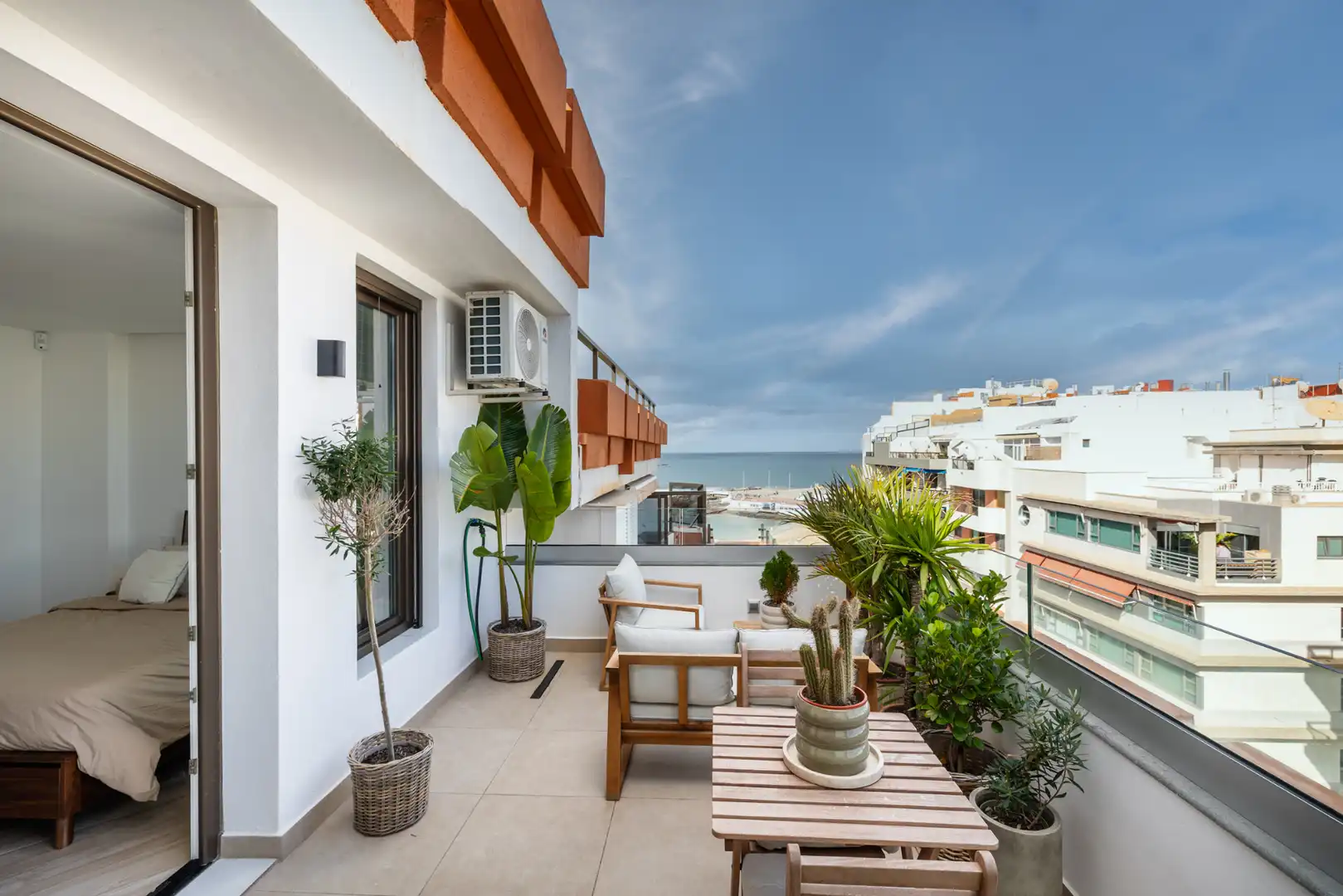 Terrasse von Dachboden zum Verkauf in Las Palmas de Gran Canaria mit Klimaanlage, Terrasse und Möbliert