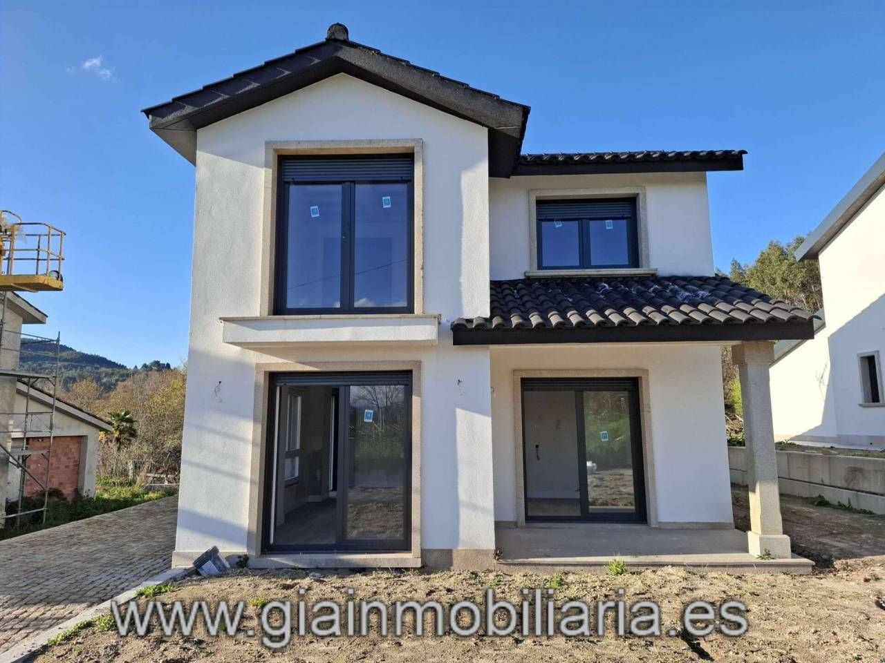 Exterior view of House or chalet for sale in Ponteareas  with Heating and Private garden