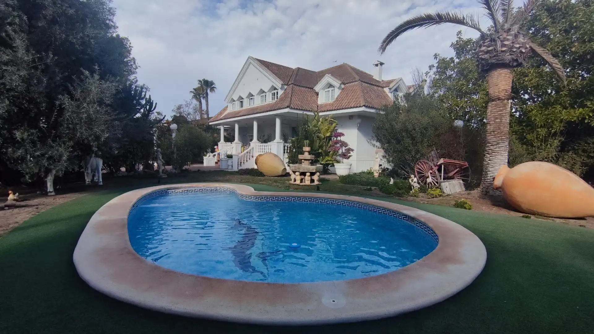 Swimming pool of Houses for sale in San Vicente del Raspeig / Sant Vicent del Raspeig  with Air Conditioner, Heating and Private garden