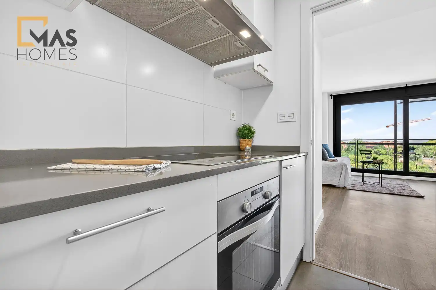 Küche von Maisonette zum Verkauf in Sabadell mit Klimaanlage, Heizung und Parkett