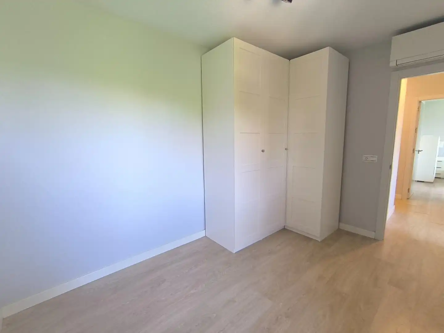 Schlafzimmer von Wohnung zur Miete in Málaga mit Klimaanlage, Privatgarten und Terrasse