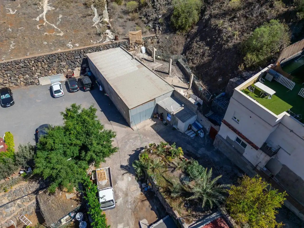 Vista exterior de Finca rústica en venda en Santiago del Teide amb Jardí privat i Terrassa