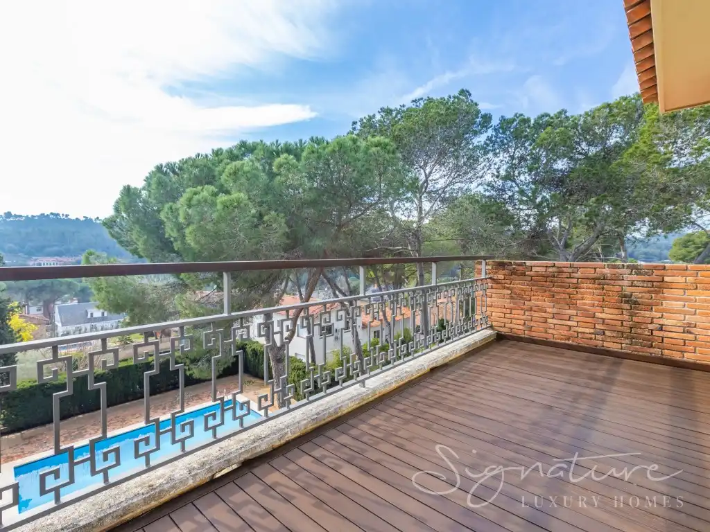 Terraza de Casa o chalet en venta en Sant Cugat del Vallès con Calefacción, Jardín privado y Terraza