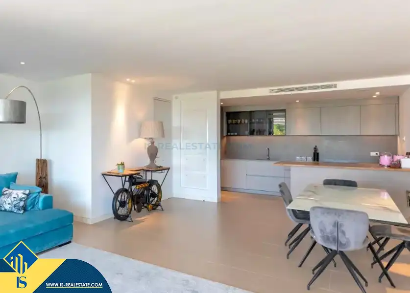 Dining room of Flat for sale in Santa Eulària des Riu  with Terrace, Swimming Pool and Furnished