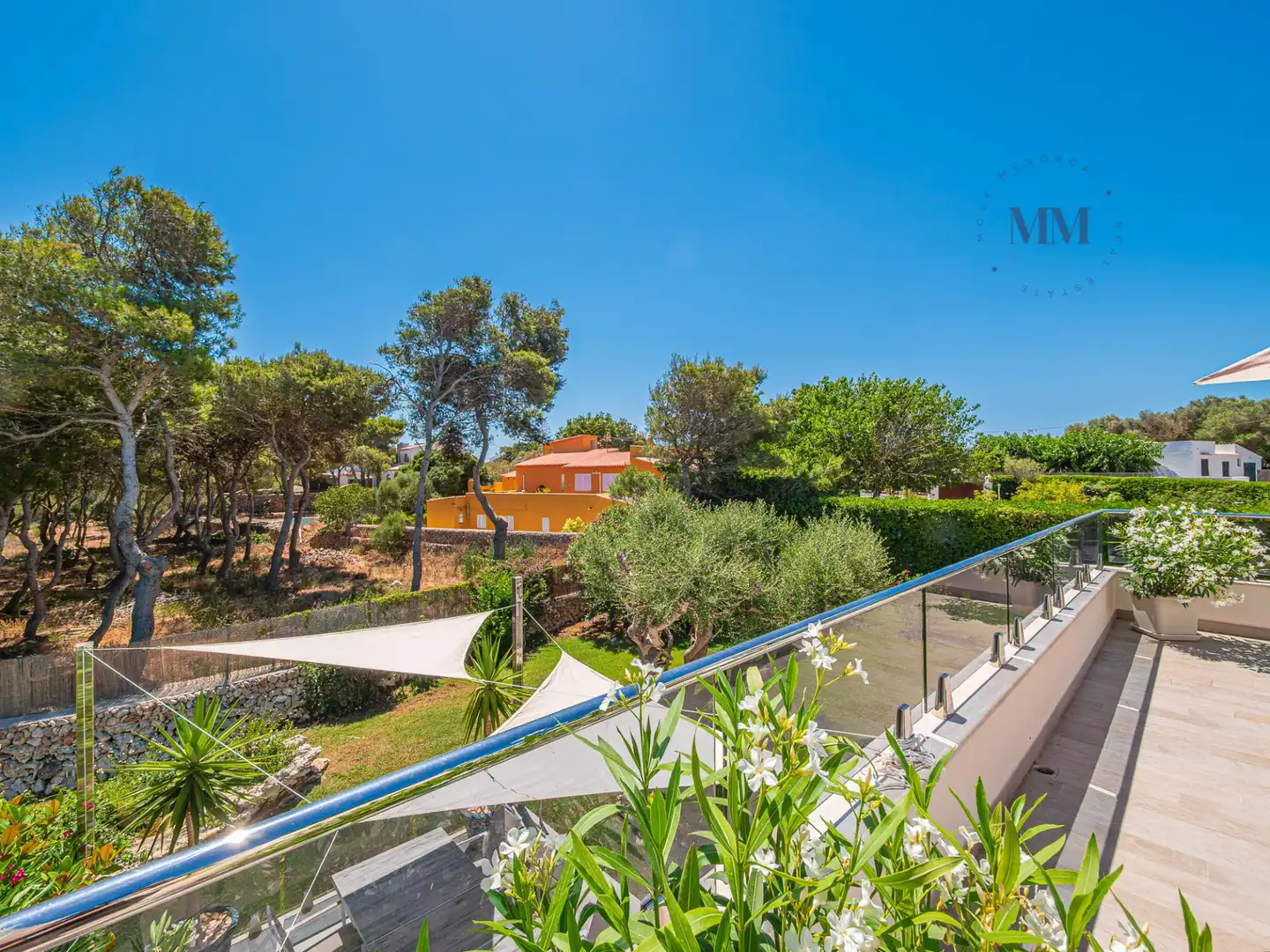 Garden of Houses for sale in Es Castell  with Air Conditioner, Private garden and Terrace