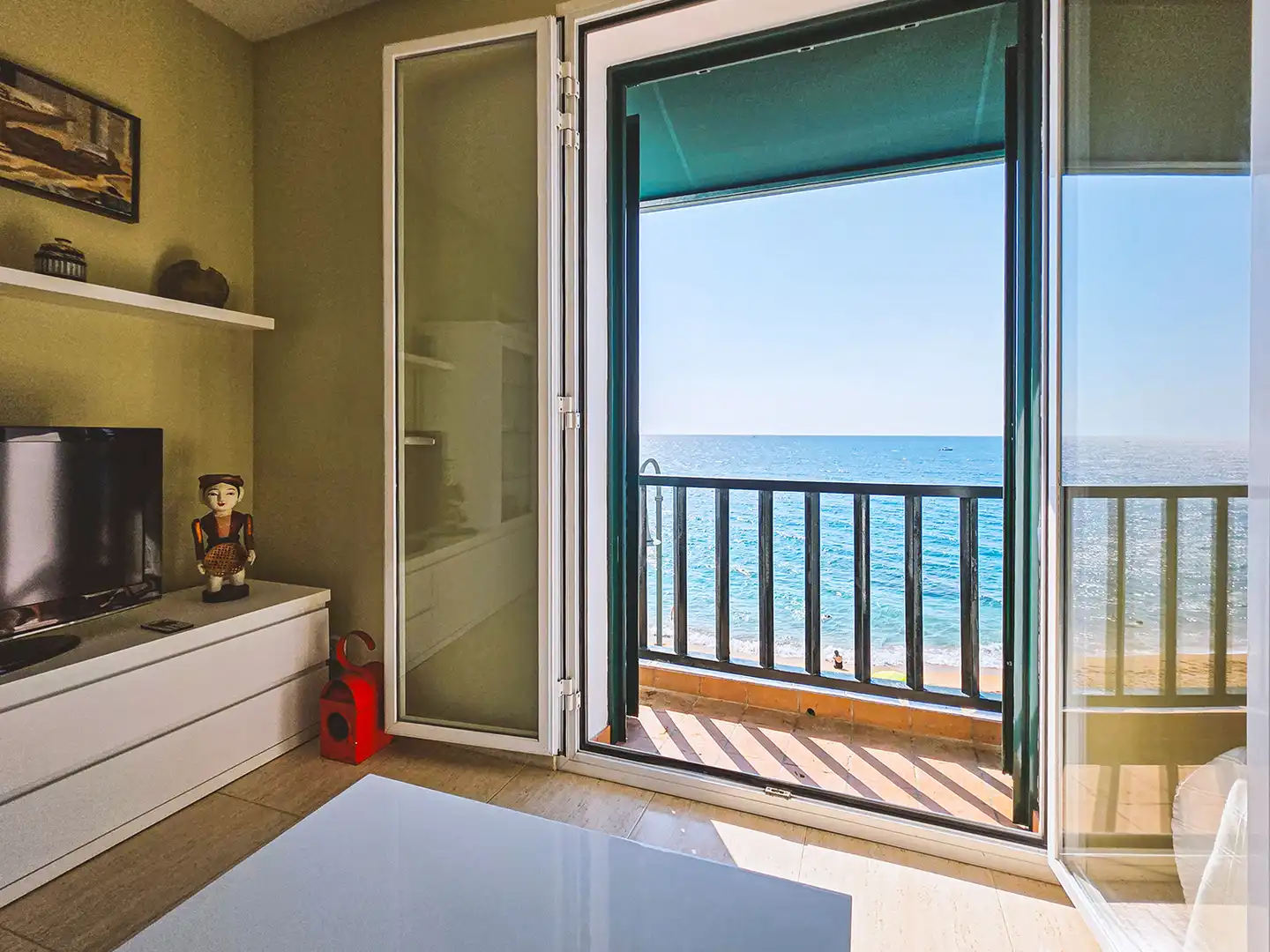 Balcony of Flat for rent in Sant Pol de Mar  with Furnished, Oven and Washing machine