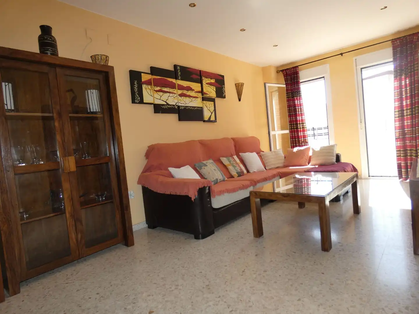 Sala de estar de Piso de alquiler en Huelva con Amueblado