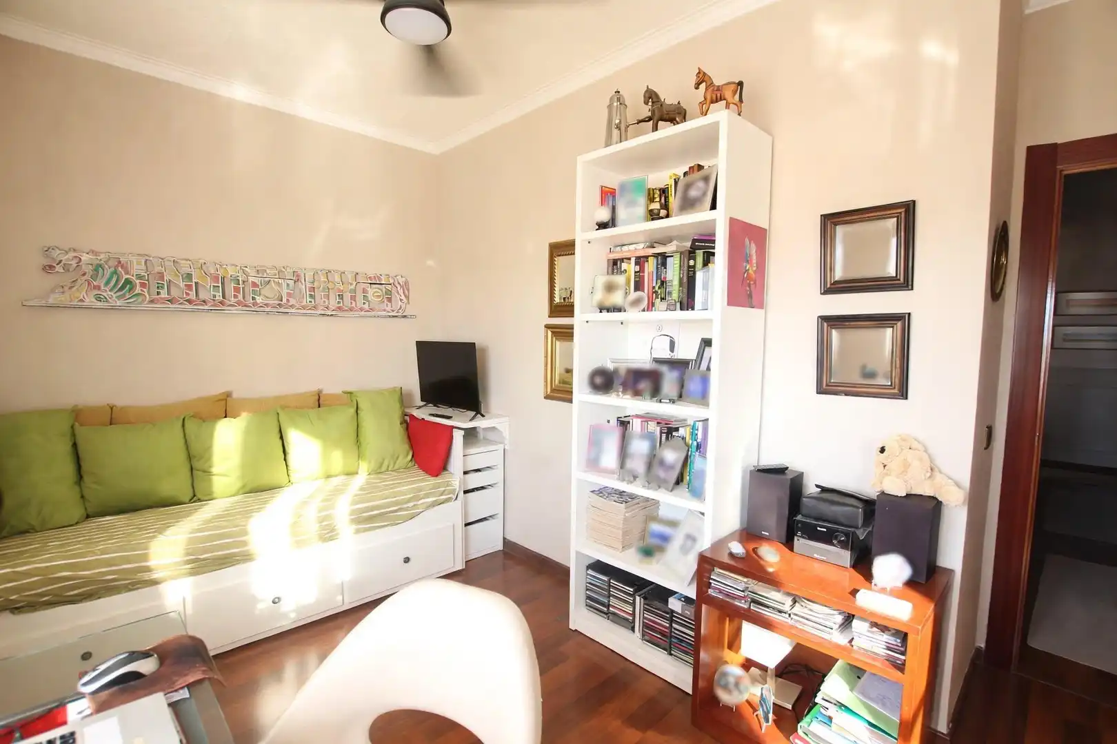 Wohnzimmer von Wohnung zum Verkauf in Jerez de la Frontera mit Klimaanlage, Parkett und Terrasse