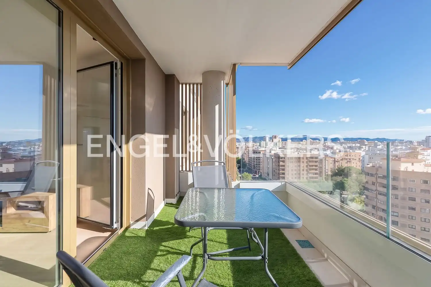 Terrasse von Wohnung zur Miete in Valencia mit Klimaanlage, Heizung und Terrasse