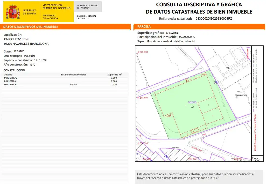 Rural land for sale in SOLERVICENS