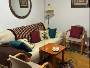 Sala d'estar de Finca rústica de lloguer en Cabezón de la Sal amb Calefacció, Moblat i Forn