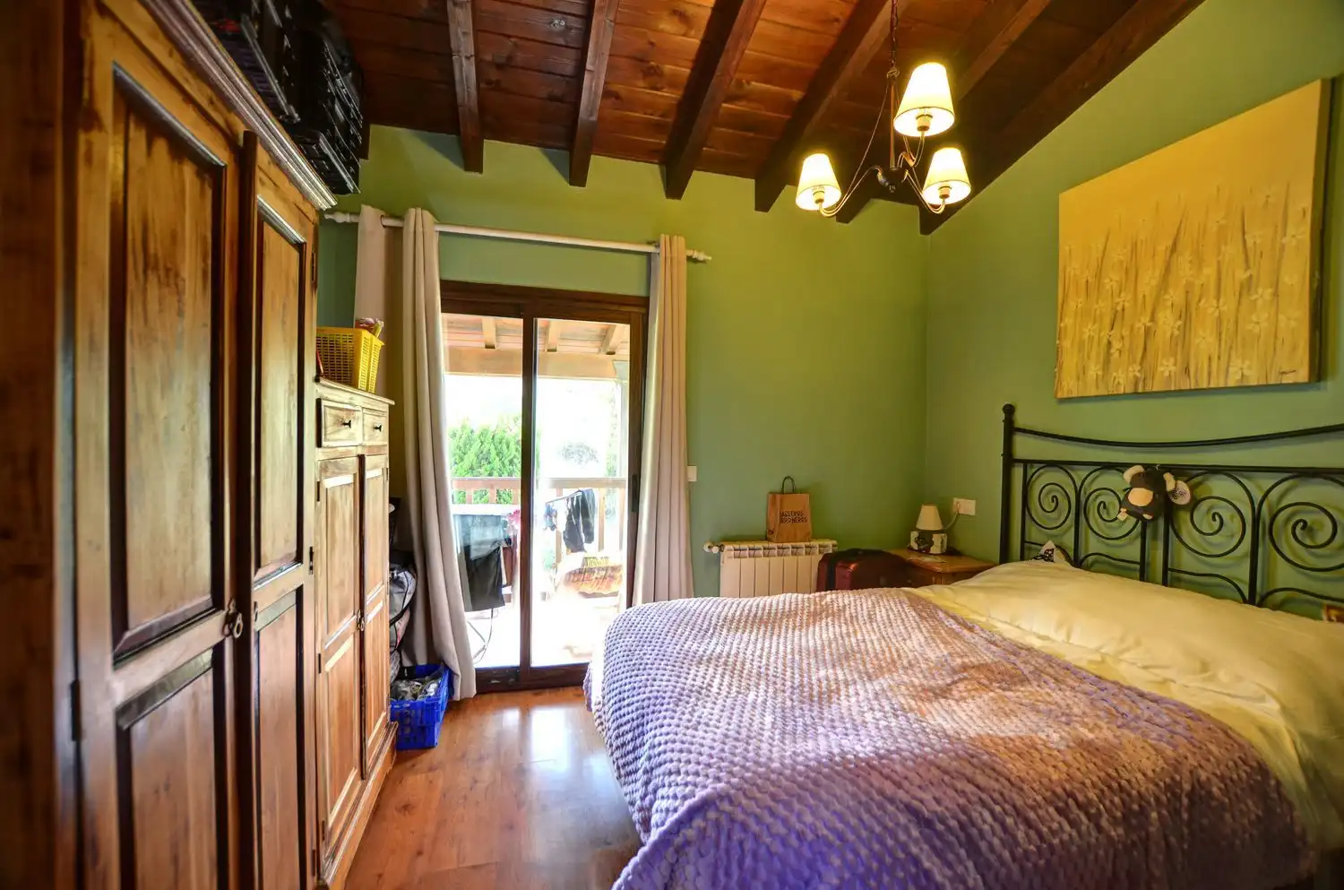 Bedroom of Houses for sale in Cangas de Onís  with Heating, Terrace and Swimming Pool
