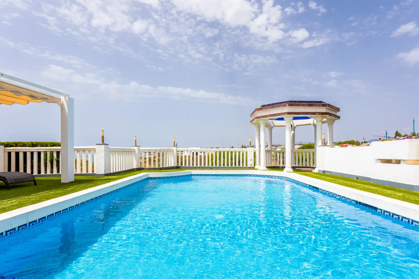 Swimming pool of Houses for sale in Mijas  with Air Conditioner, Private garden and Terrace