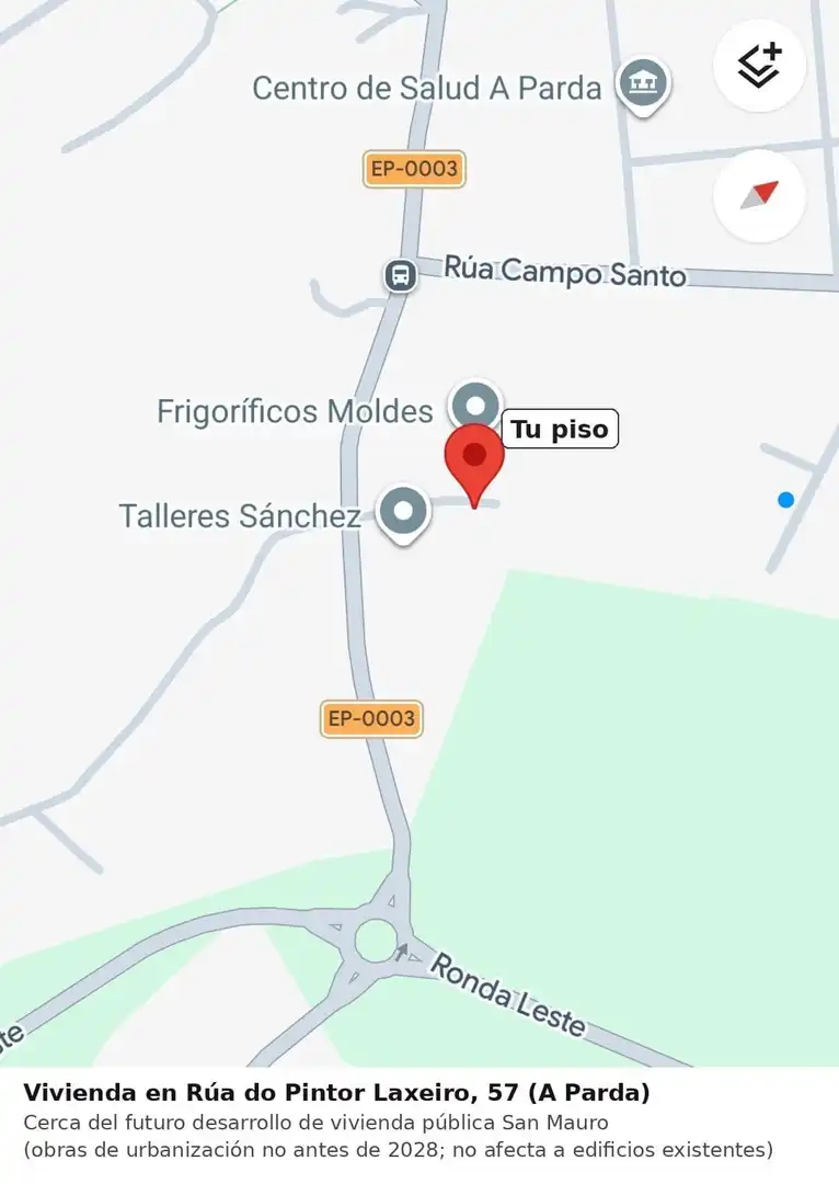 Parking de Piso en venta en Pontevedra Capital  con Parquet, Trastero y Balcón