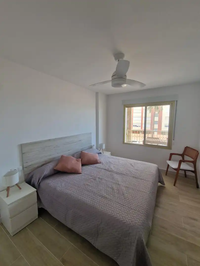 Bedroom of Flat for rent in Cullera  with Private garden, Parquet flooring and Furnished