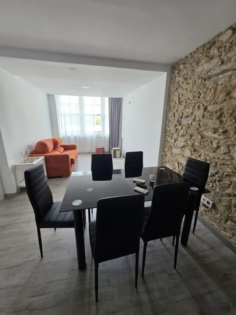 Dining room of Flat for rent in Ferrol  with Air Conditioner, Heating and Furnished