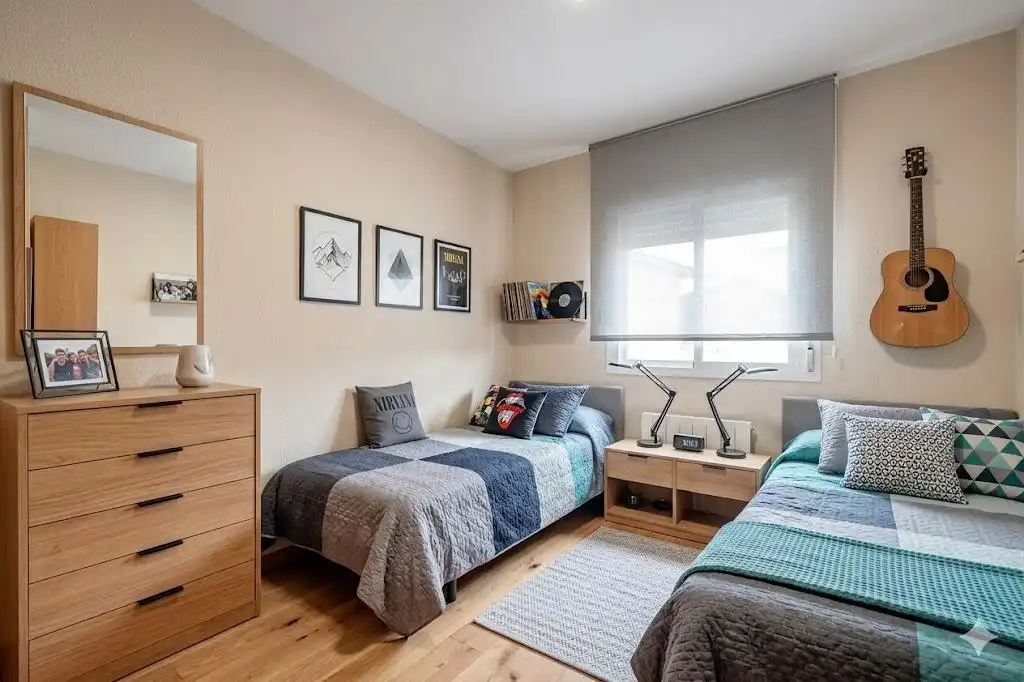 Bedroom of Flat for sale in Madrid  with Heating