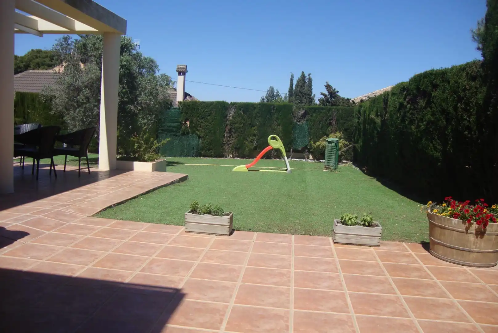 Garden of Houses for sale in Cartagena  with Air Conditioner, Heating and Private garden