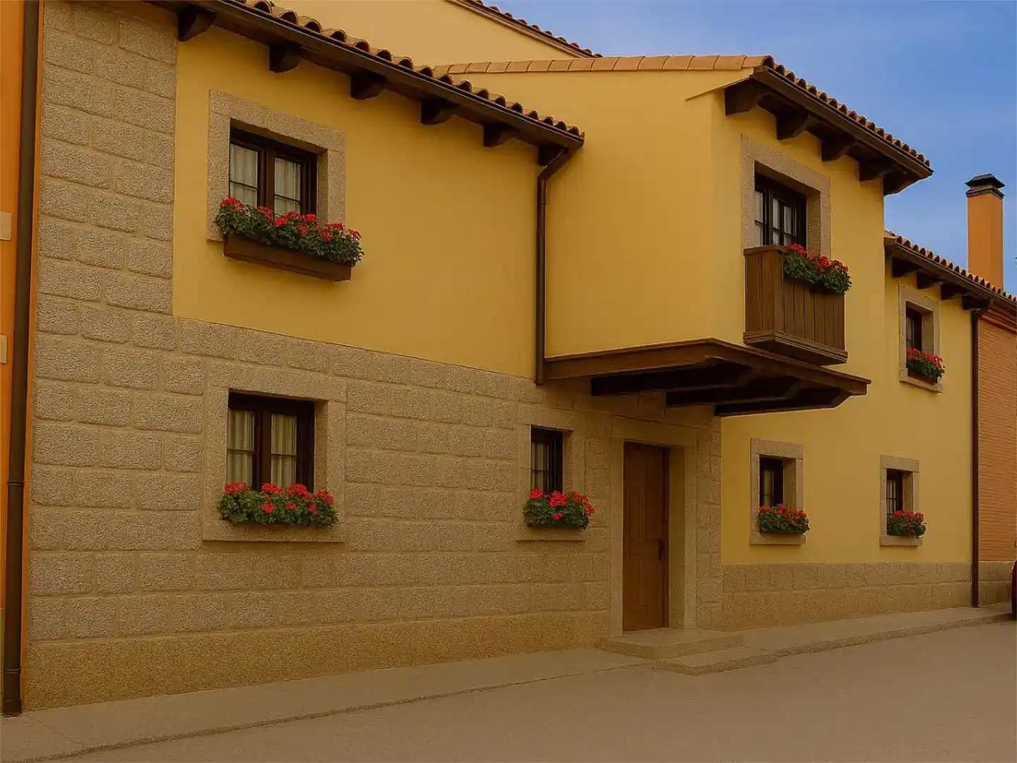 Vista exterior de Pis en venda en Fuentes de Valdepero