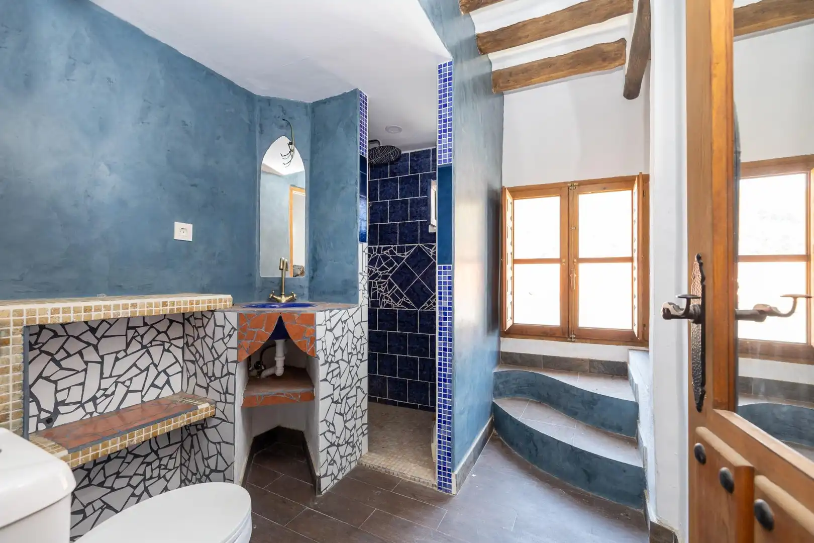 Baño de Casa adosada en venta en Torvizcón con Terraza