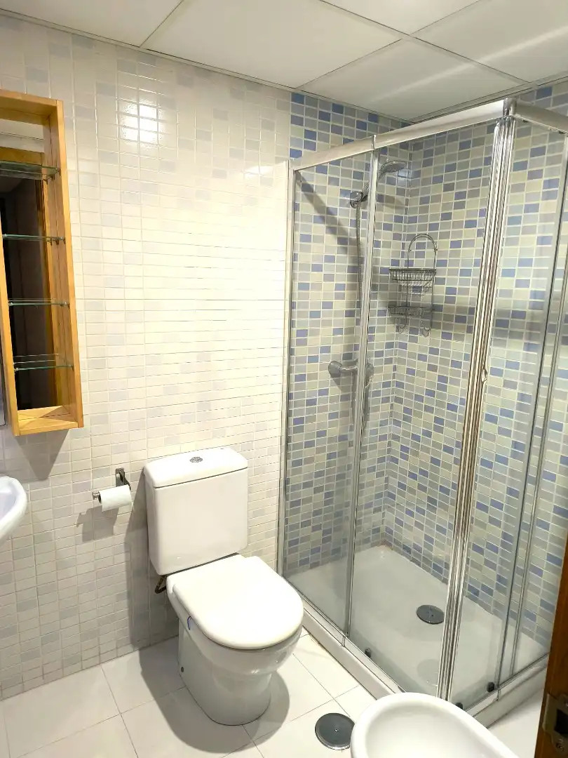 Bathroom of Flat for rent in Murcia  with Air Conditioner, Storage room and Furnished