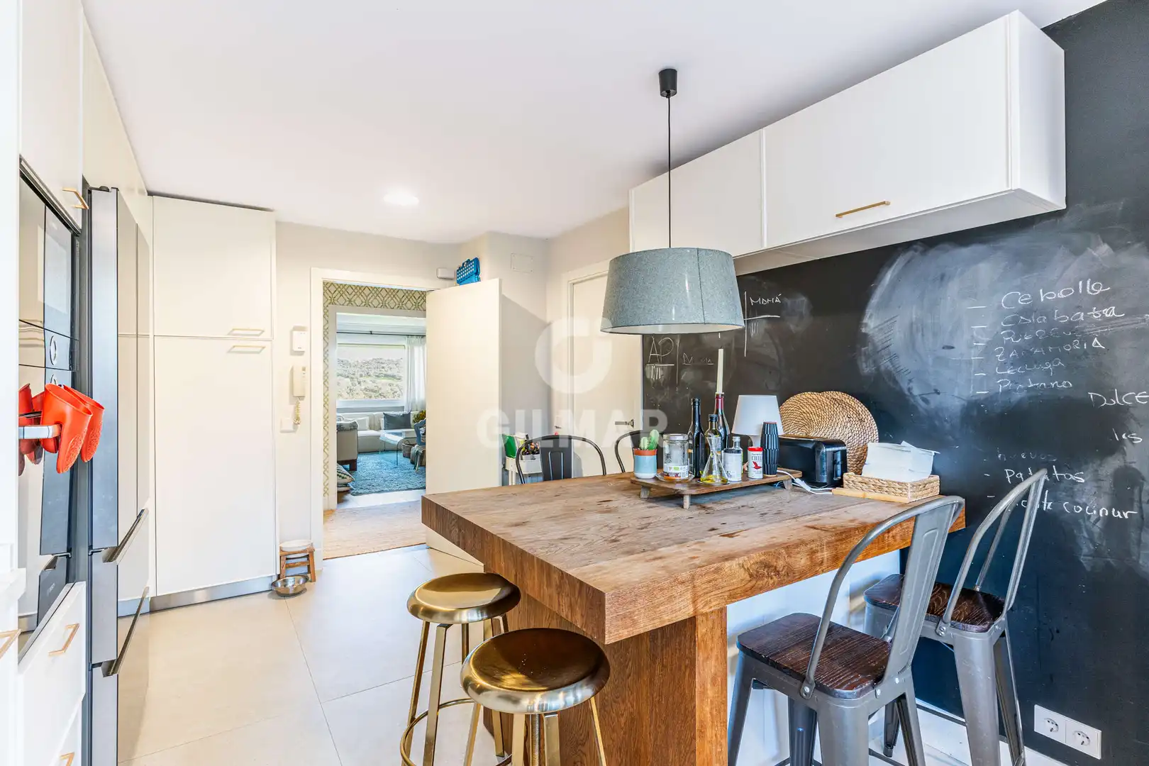 Kitchen of Flat for sale in Madrid  with Heating, Private garden and Swimming Pool