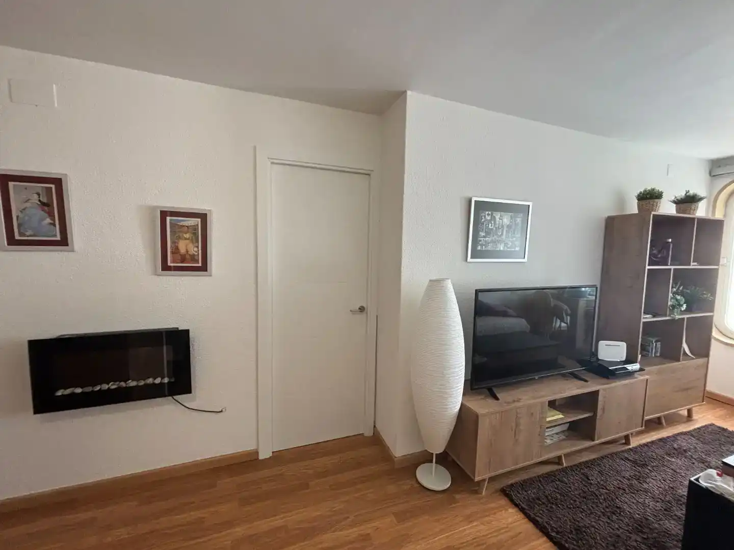 Sala de estar de Piso en venta en A Pobra de Trives  con Calefacción, Parquet y Trastero