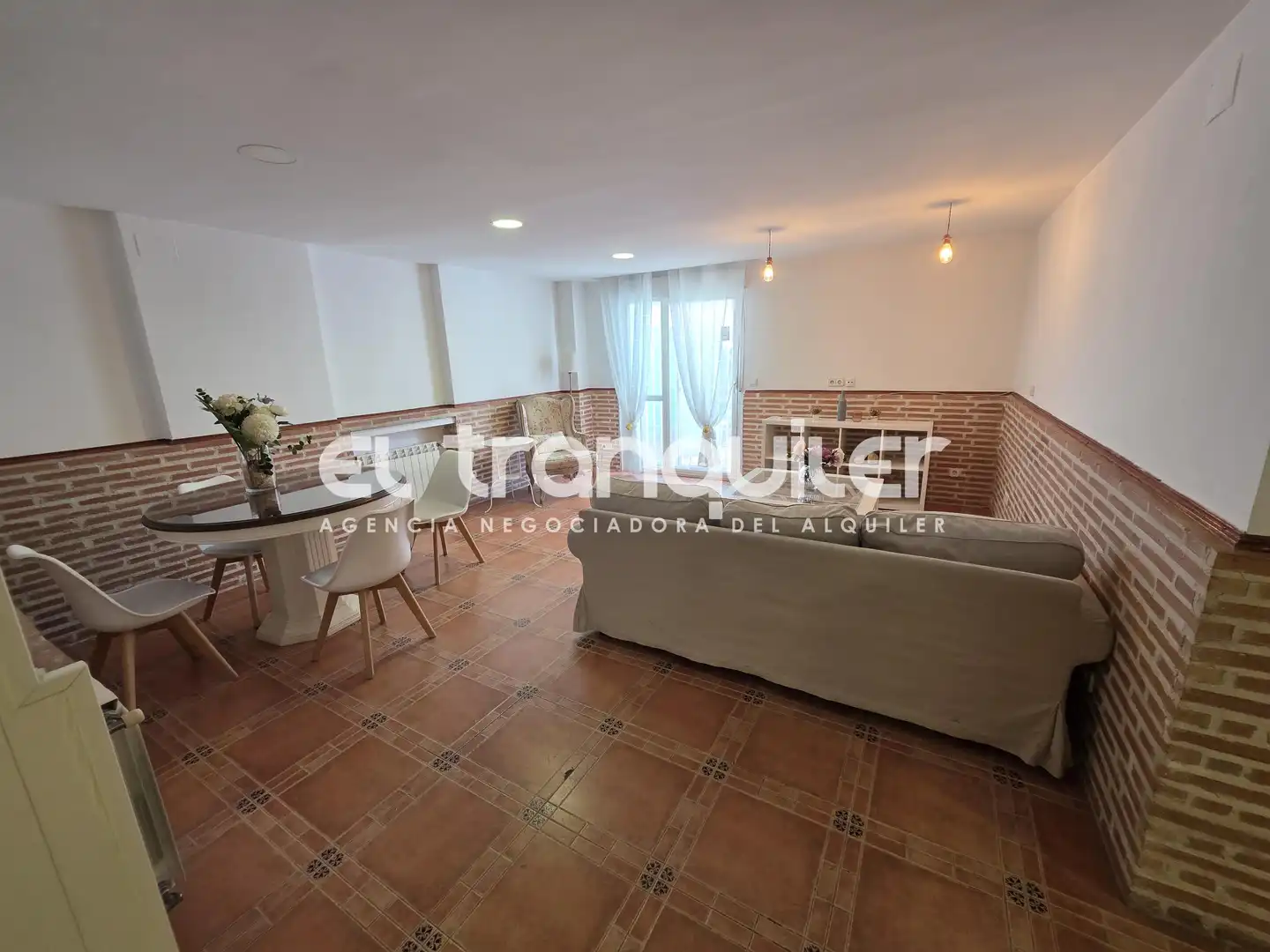 Sala de estar de Piso de alquiler en Madrid con Terraza, Amueblado y Lavadora