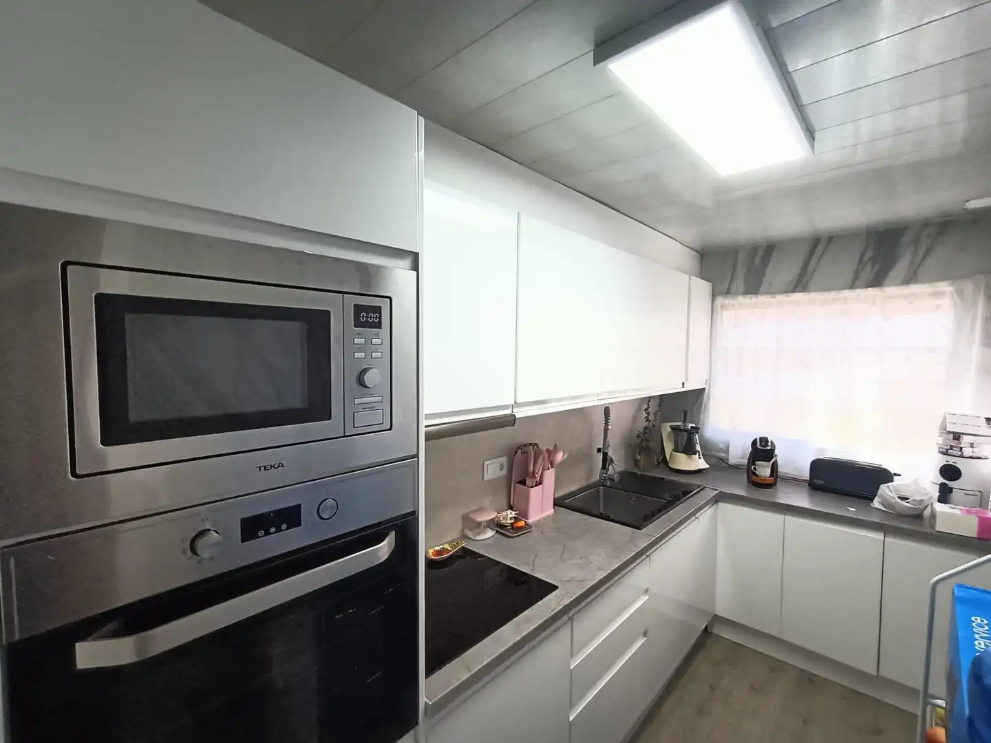 Cocina de Piso en venta en Malgrat de Mar con Parquet, Terraza y Balcón