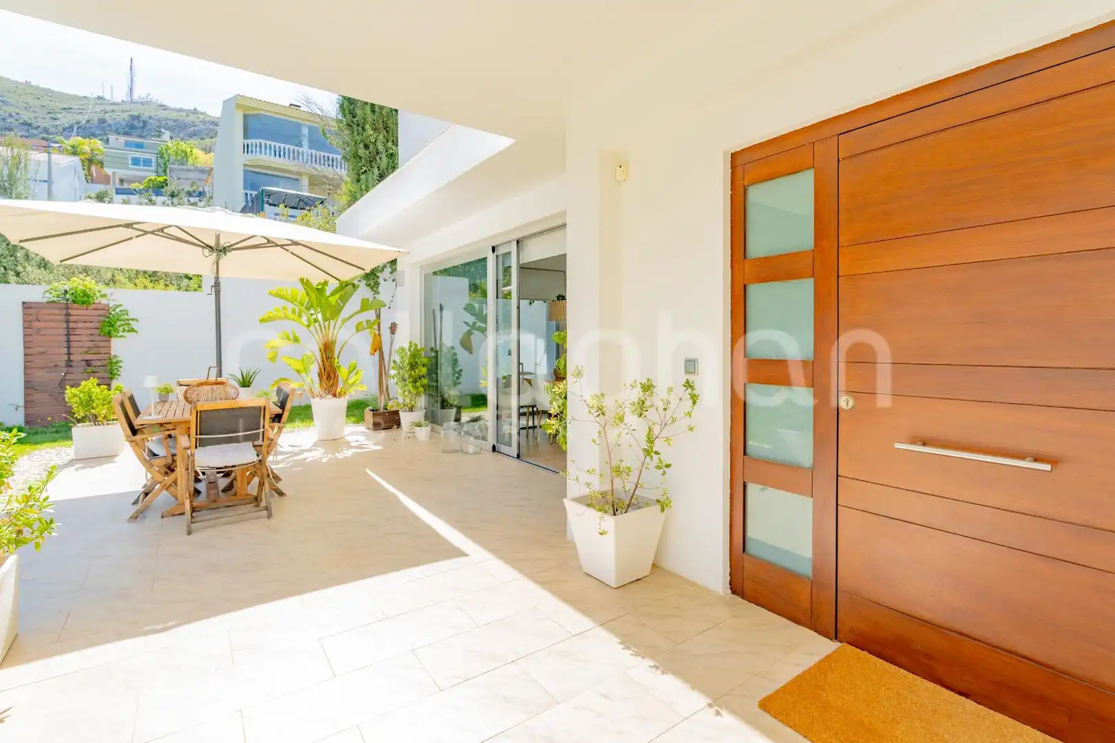 Terraza de Casa o chalet en venta en Chiva con Aire acondicionado, Calefacción y Jardín privado